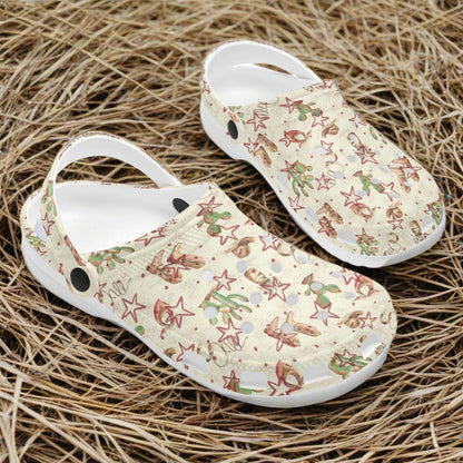 Western Dessert Stars Print Classic Slip On Shoes - Cozy Corner