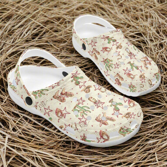 Western Dessert Stars Print Classic Slip On Shoes - Cozy Corner