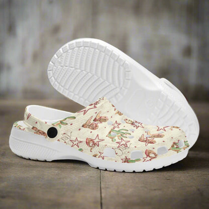 Western Dessert Stars Print Classic Slip On Shoes - Cozy Corner